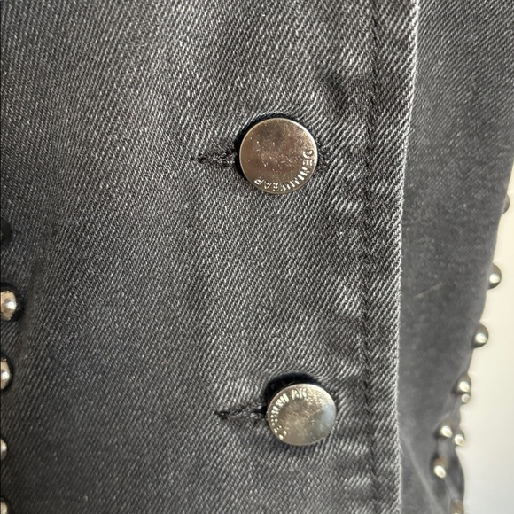 Stoosh Black Studded Women's Blouse - Picture 3 of 6